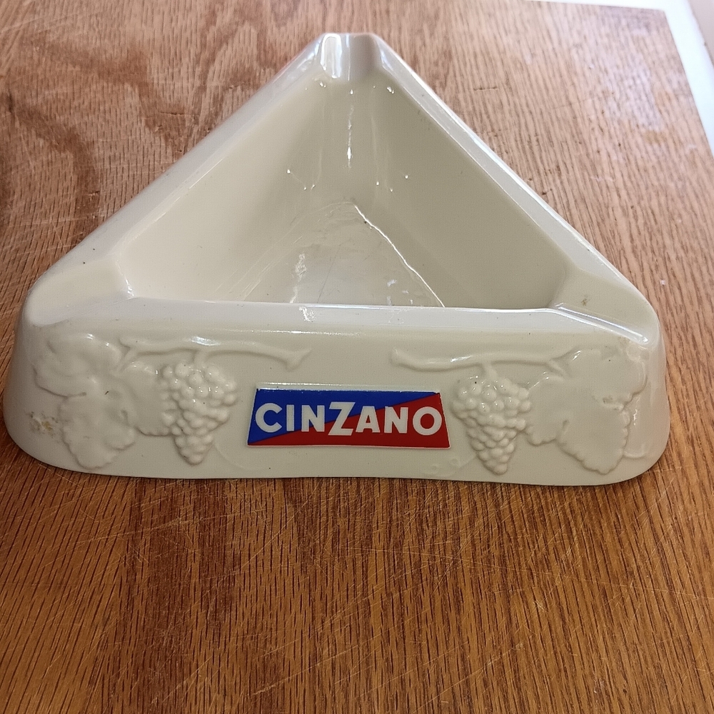 CinZano Vintage Porcelain Ashtray